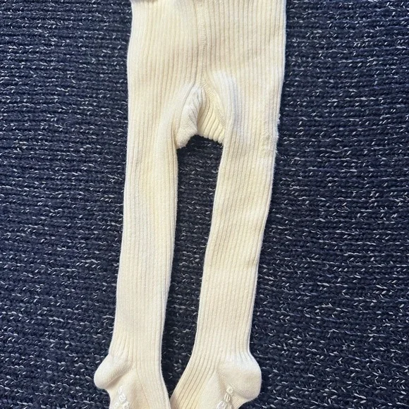 Caden Lane Olive and Cream Checkered Bodysuit with tights - Picture 4 of 5